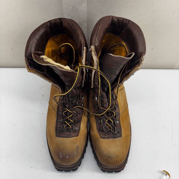 Chippewa Boots Mens 11.5 D Logger Soft Toe Hanover Brown Work Vibram Sole 25468 - Picture 2 of 13